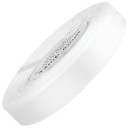Wstążka satynowa biała 15 mm – 32 mb